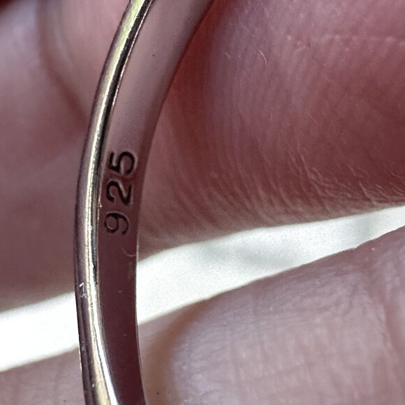 NVC Rose Gold Vermeil Sterling Pave Ring Size 6.75 Flower Daisy Lab Created CZ - Picture 9 of 10